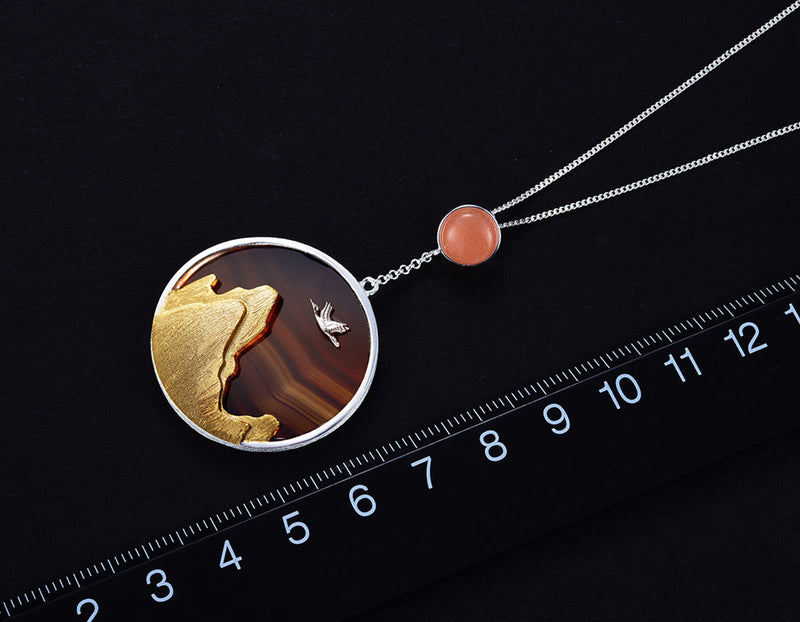 Sunset Mountain Pendant