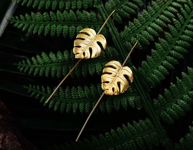 Monstera Leaves Earring