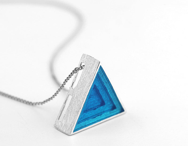 Triangle Epoxy Pendant