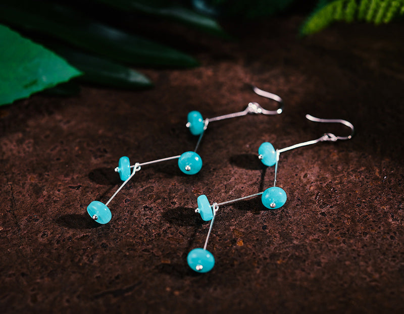 Swaying Amazonite Earring