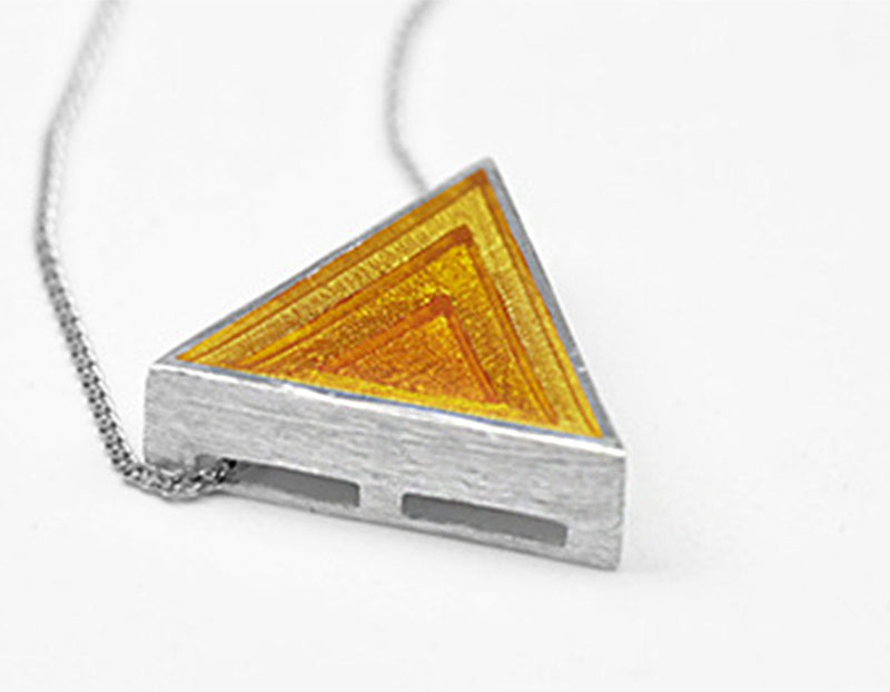 Triangle Epoxy Pendant