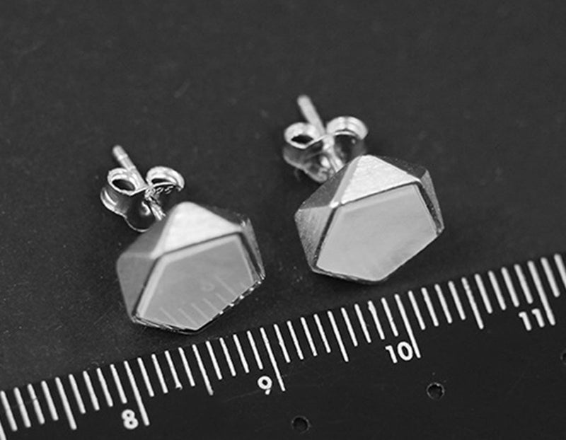 Pentagon Geometric Earring