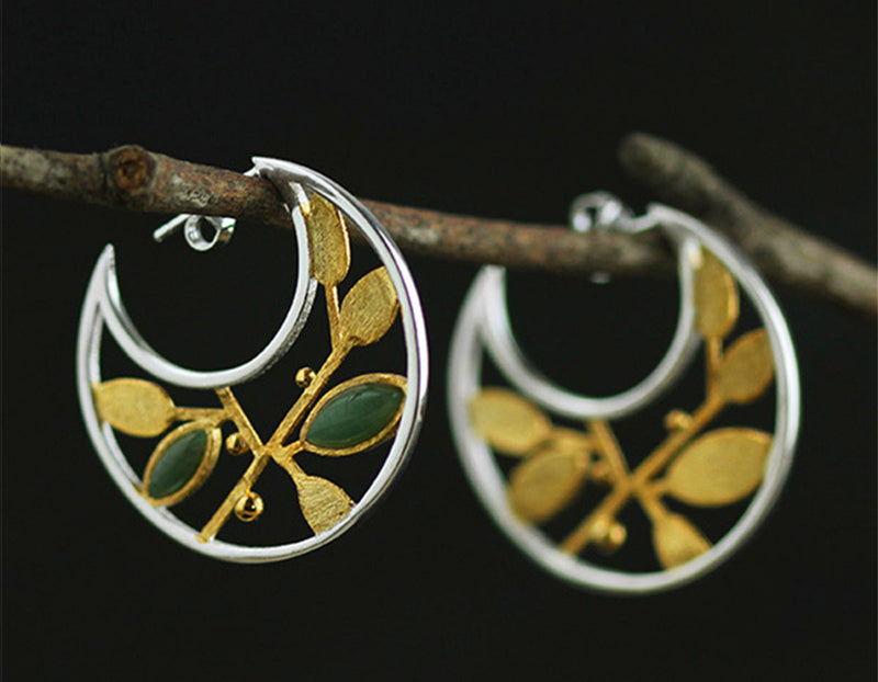 Spring in the Air Leaves Earring