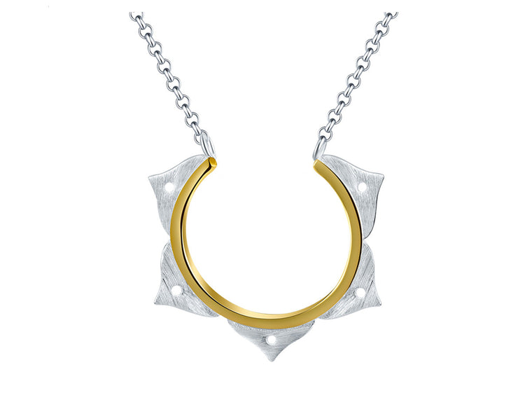 Lotus Flower Minimalist Necklace