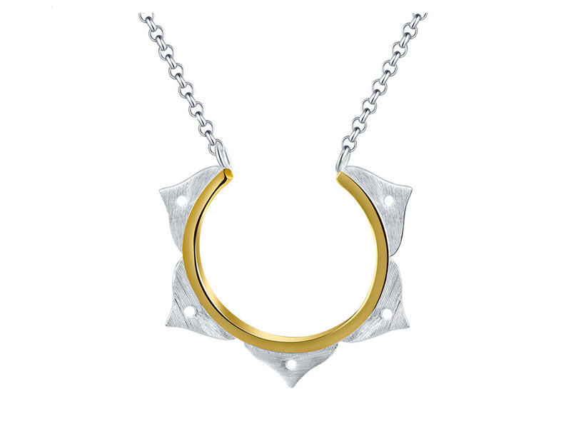 Lotus Flower Minimalist Necklace