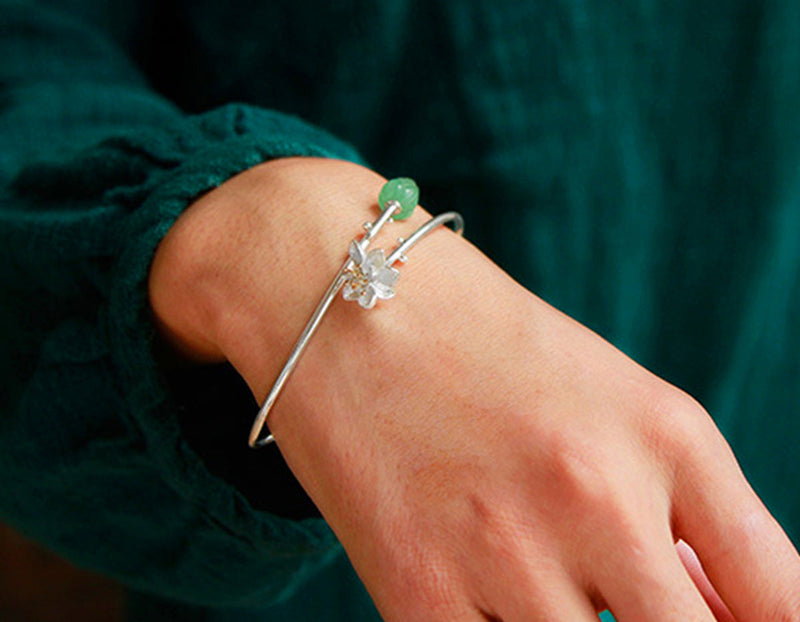 Lotus Whispers Bangle