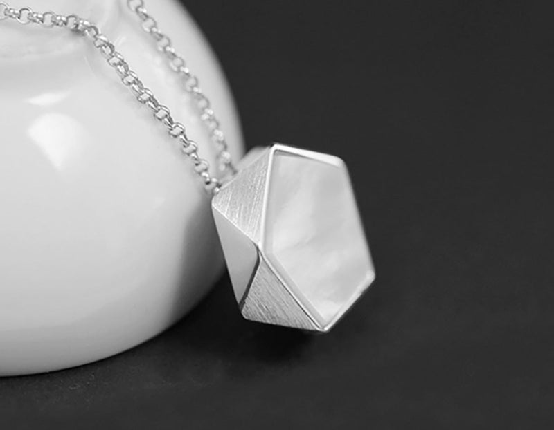 Pentagon Geometric Pendant