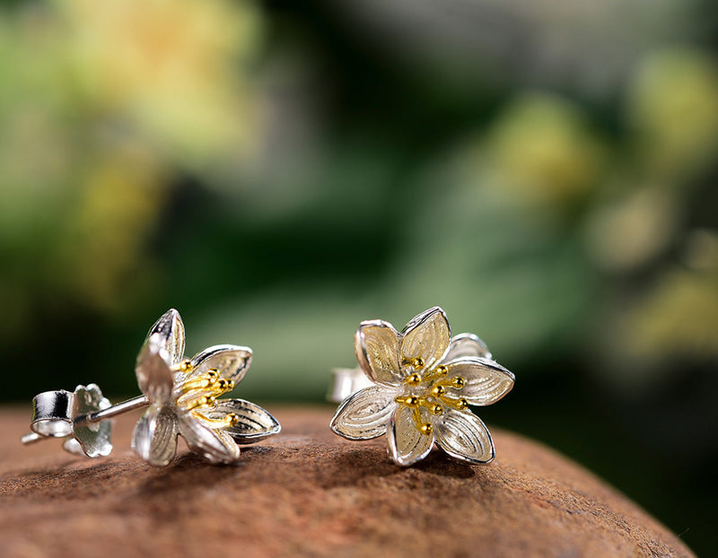 Lotus Whispers Stud Earrings