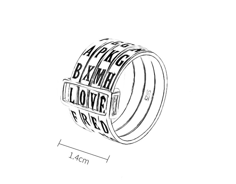 Lovely Words Ring