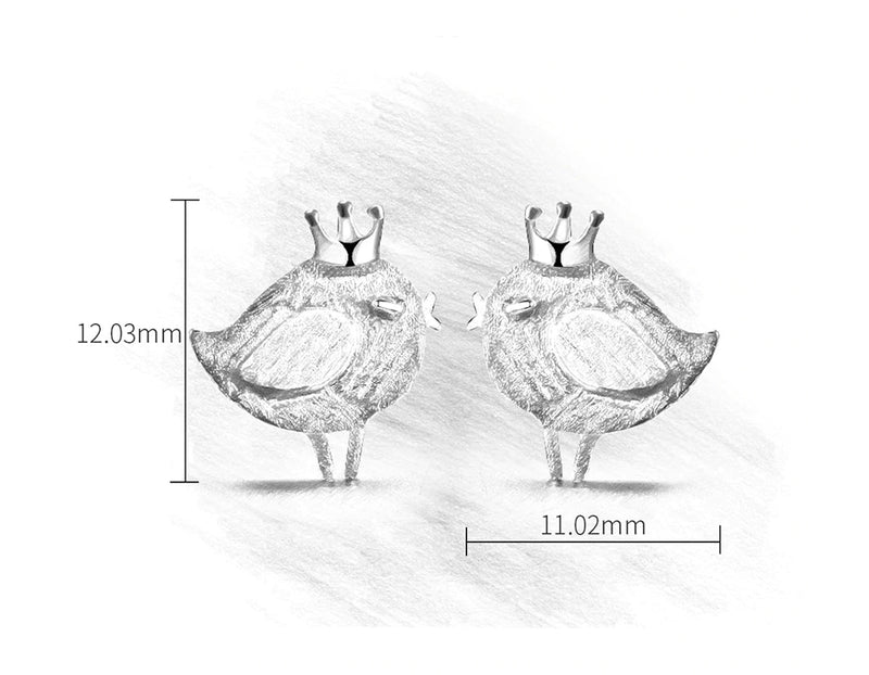 Princess Bird Stud Earring