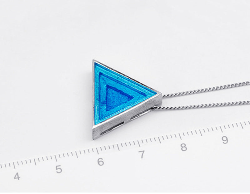 Triangle Epoxy Pendant