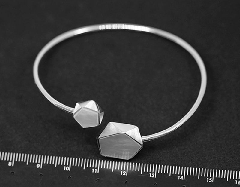 Pentagon Geometric Bangle