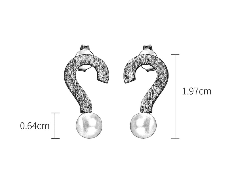 Question Mark Earring