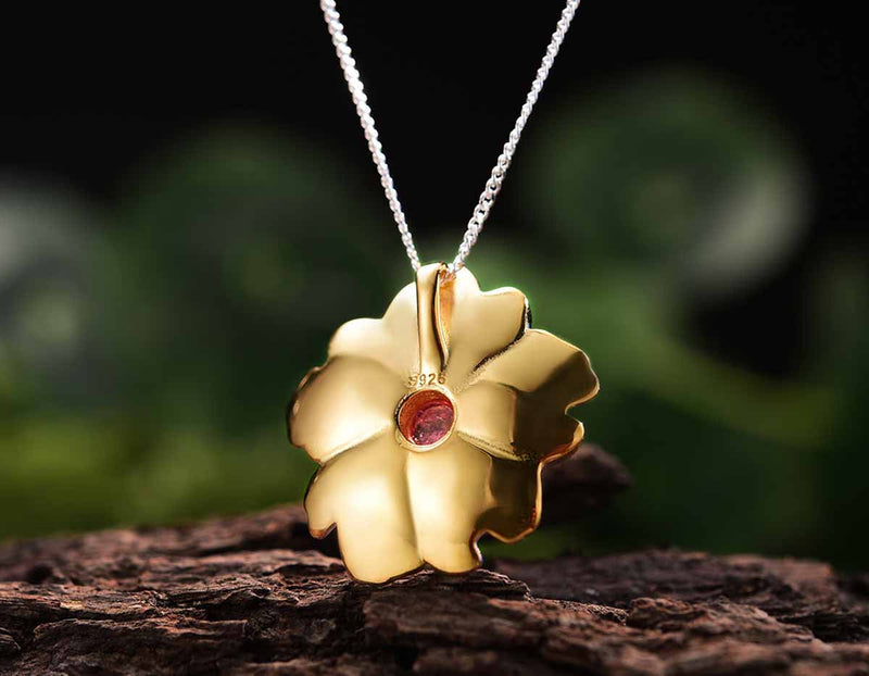 Peony Flower Pendant