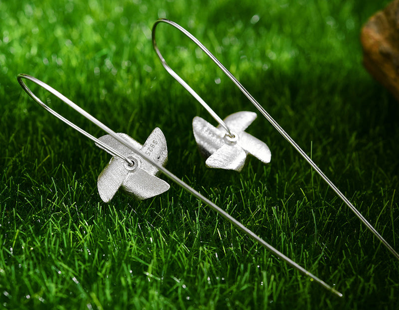 Rotatable Windmill Earring