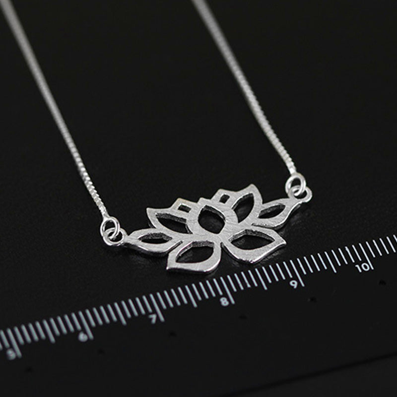 Lotus Symbol Necklace