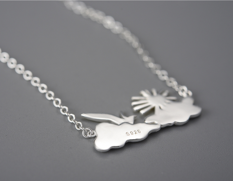 Sunrise Moment Bird Necklace