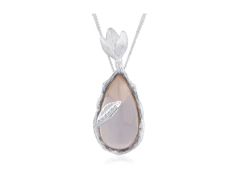 Magnolia Crystal Vase Pendant