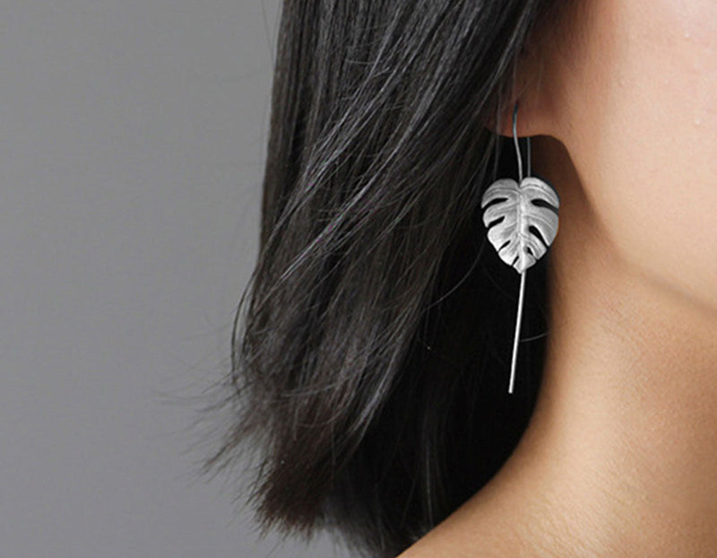 Monstera Leaves Earring