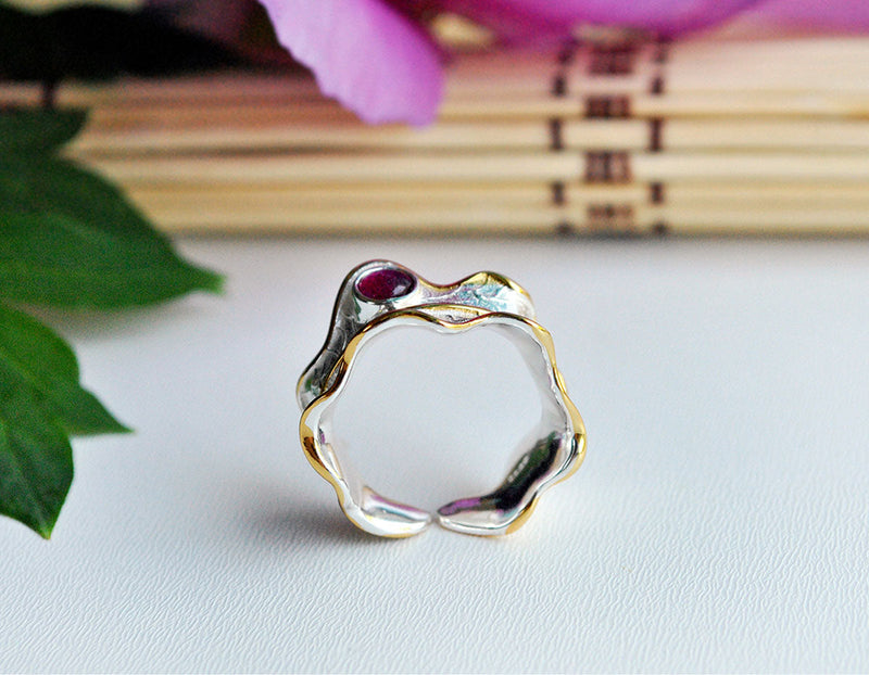 Peony Leaf Ring