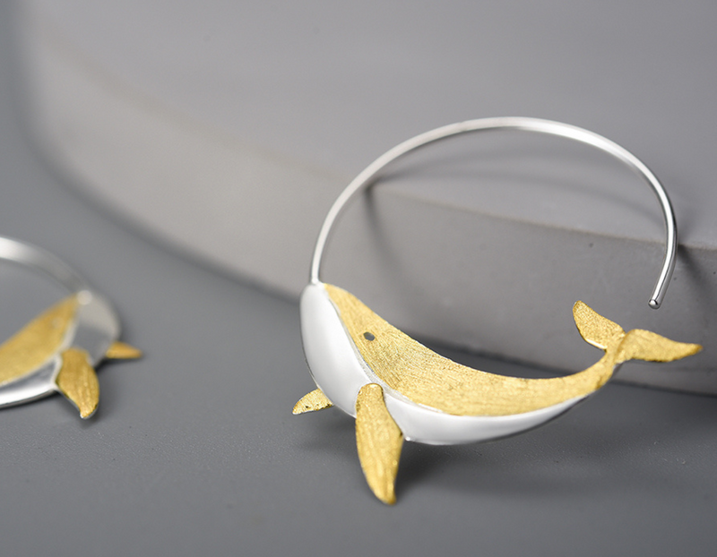 Whale Earring