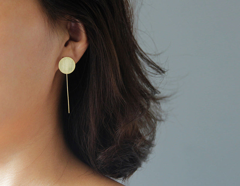 Round Dangle Earring