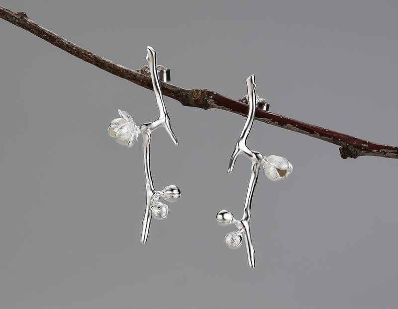 Plum Blossom Stud Earring II