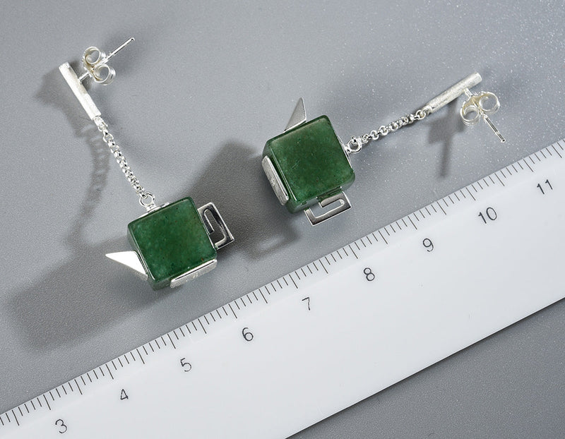 Square Teapot Earring