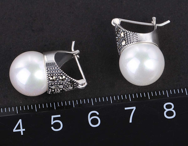 Studded Pearl Earring