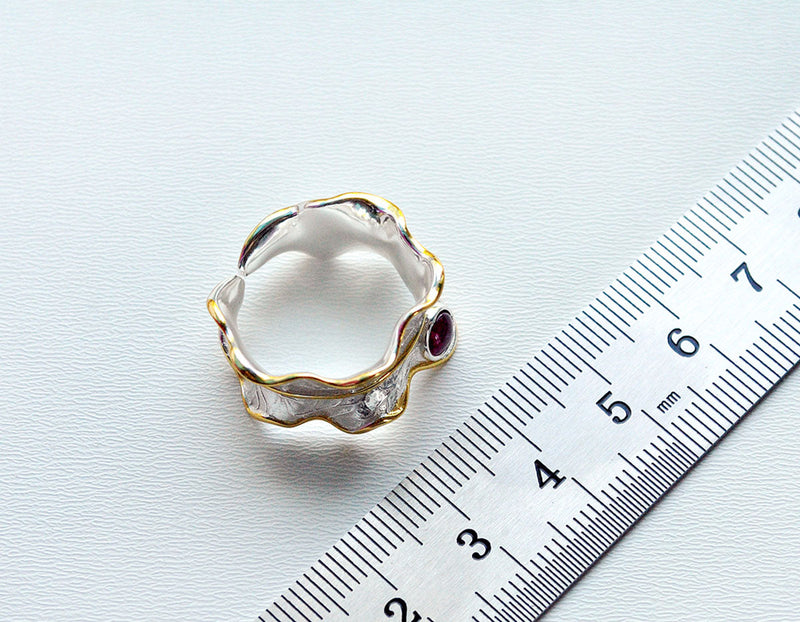 Peony Leaf Ring