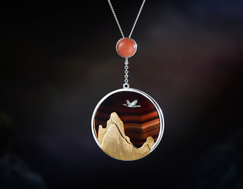 Sunset Mountain Pendant