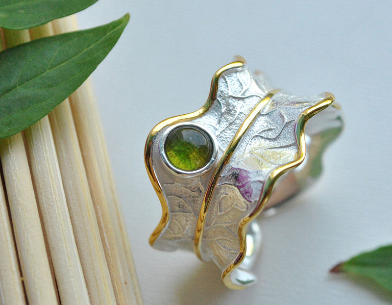 Peony Leaf Ring